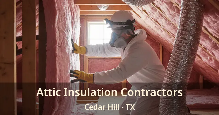 Attic Insulation Contractors Cedar Hill - TX