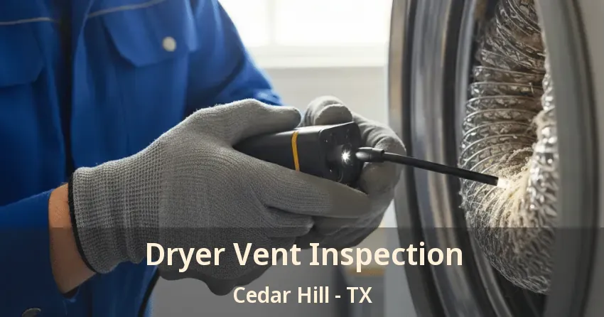 Dryer Vent Inspection Cedar Hill - TX