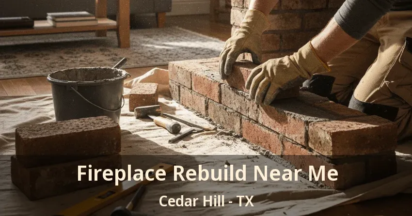 Fireplace Rebuild Near Me Cedar Hill - TX