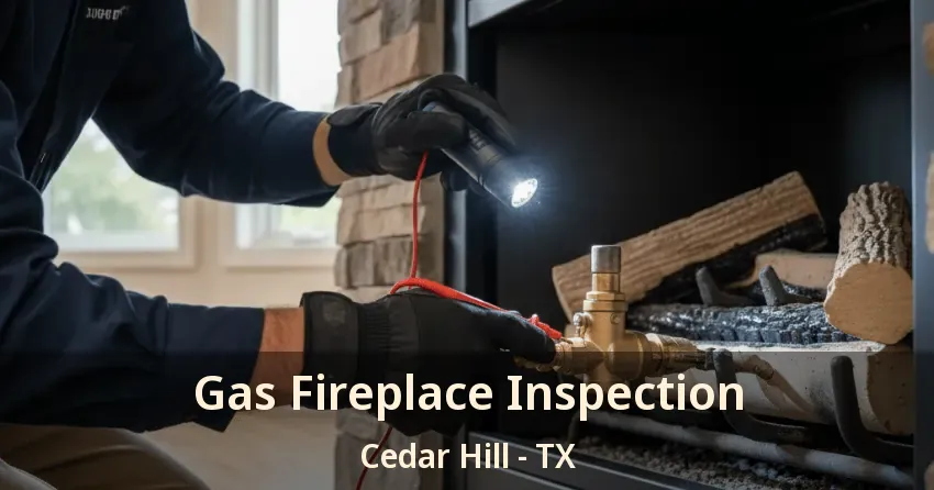 Gas Fireplace Inspection Cedar Hill - TX