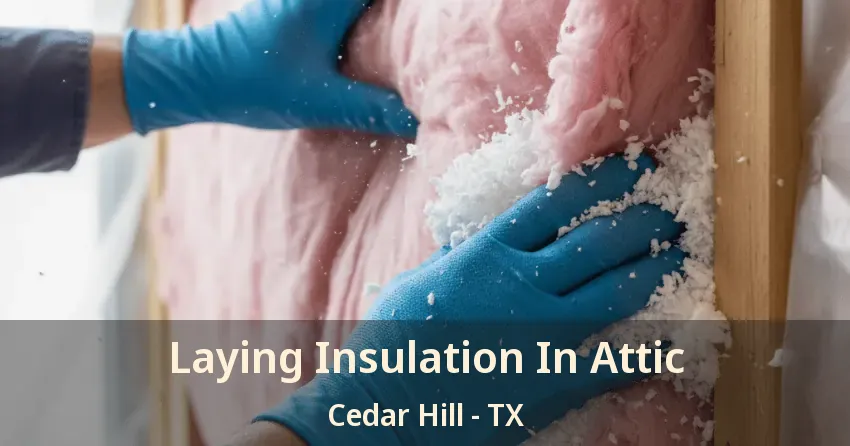 Laying Insulation In Attic Cedar Hill - TX