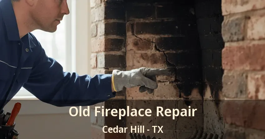 Old Fireplace Repair Cedar Hill - TX