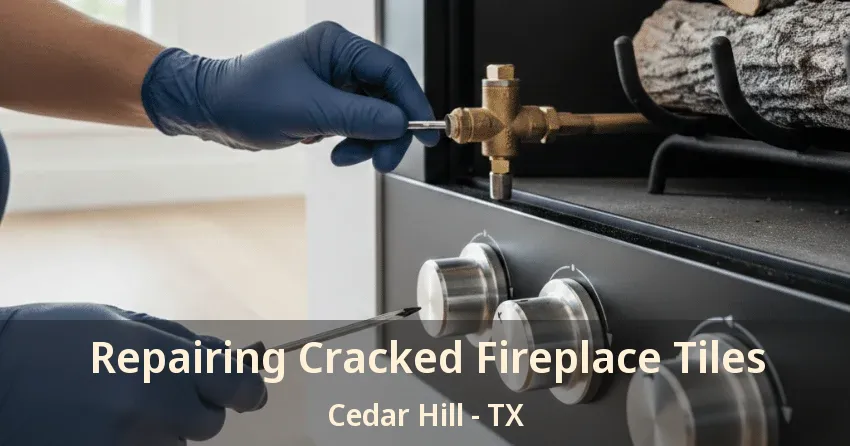 Repairing Cracked Fireplace Tiles Cedar Hill - TX Repairing Cracked Fireplace Tiles Cedar Hill - TX